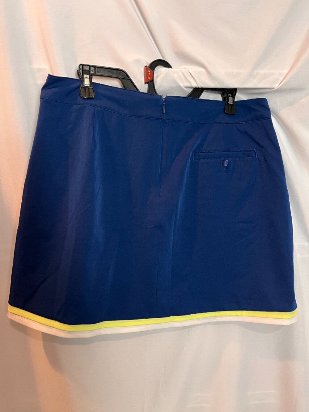 Women's Blue/yellow Lady Hagen Skort Size 10 - Picture 3 of 6